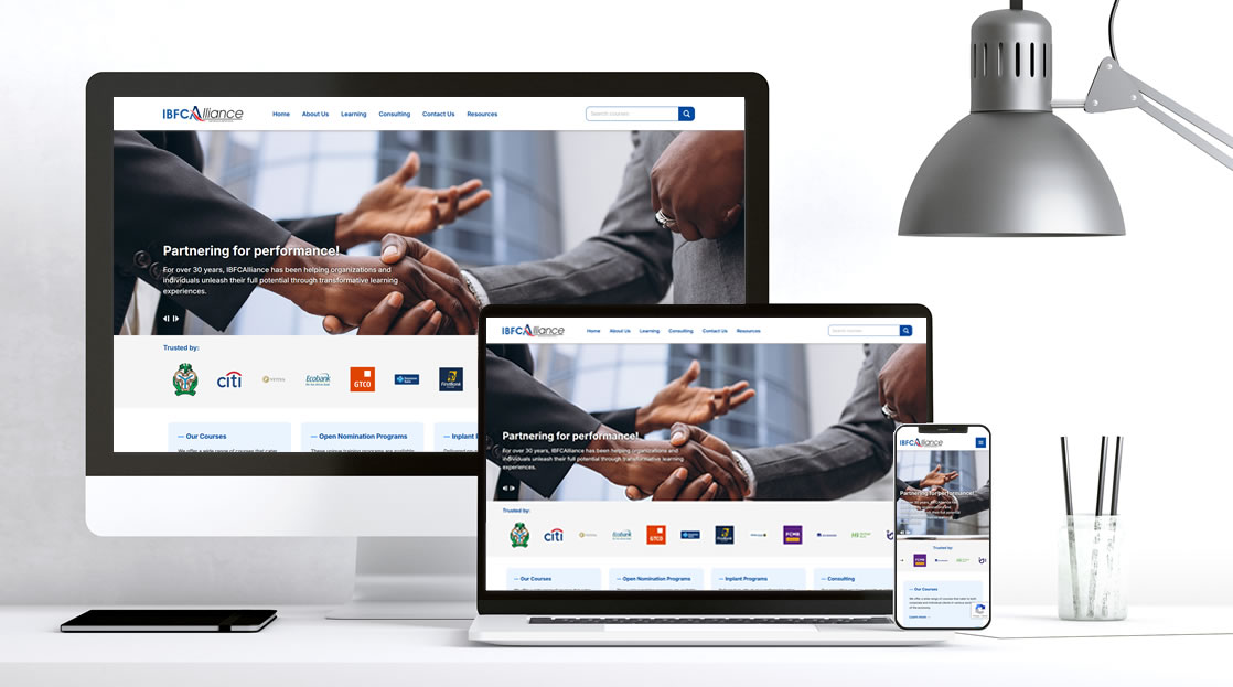 IBFCAlliance responsive website